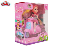 Diana Doll with Scooty & Accessories | Pretend Play Toy for Girls