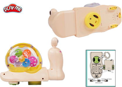 Moving Snail Gear Toy - 360° All Directions Interactive Robot