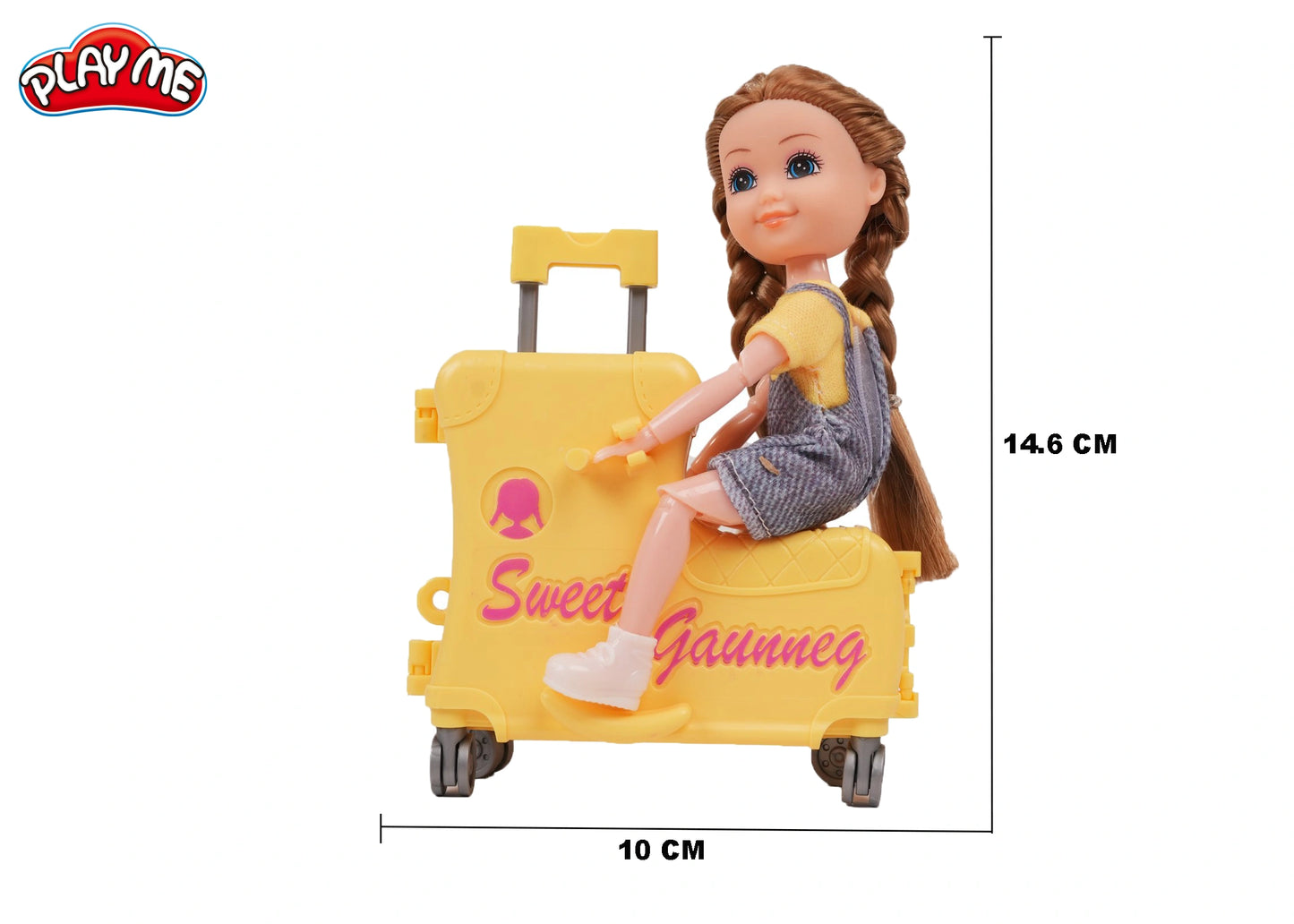 Diana Doll Set Travel Time & Accessories | Pretend Play Toy for Girls