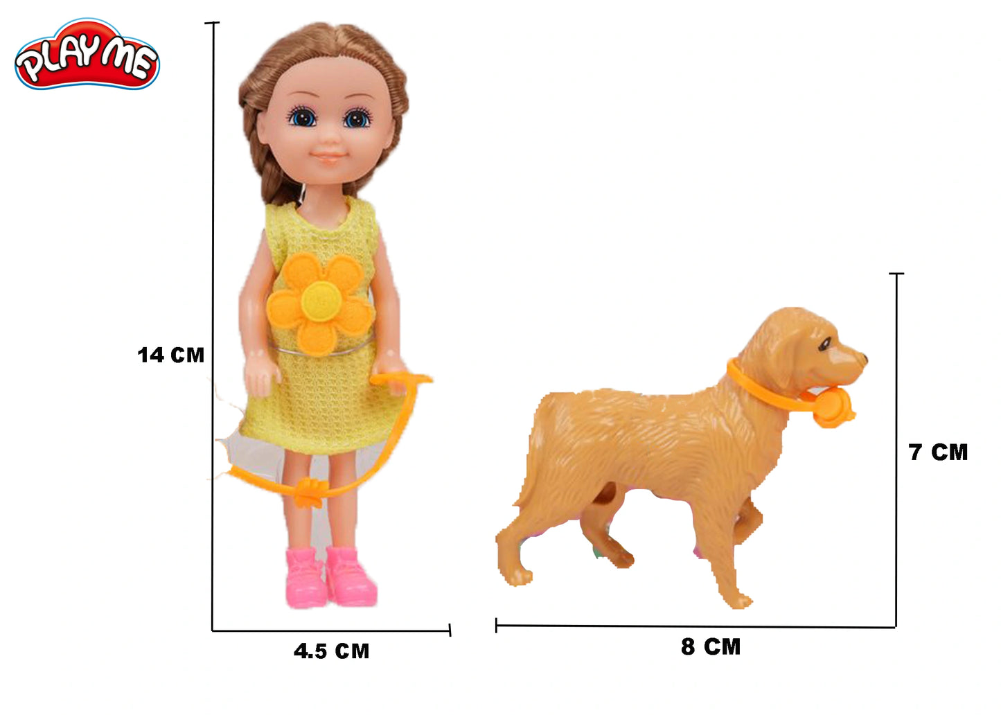 Diana Doll with Pet Dog & Accessories | Pretend Play Toy for Girls