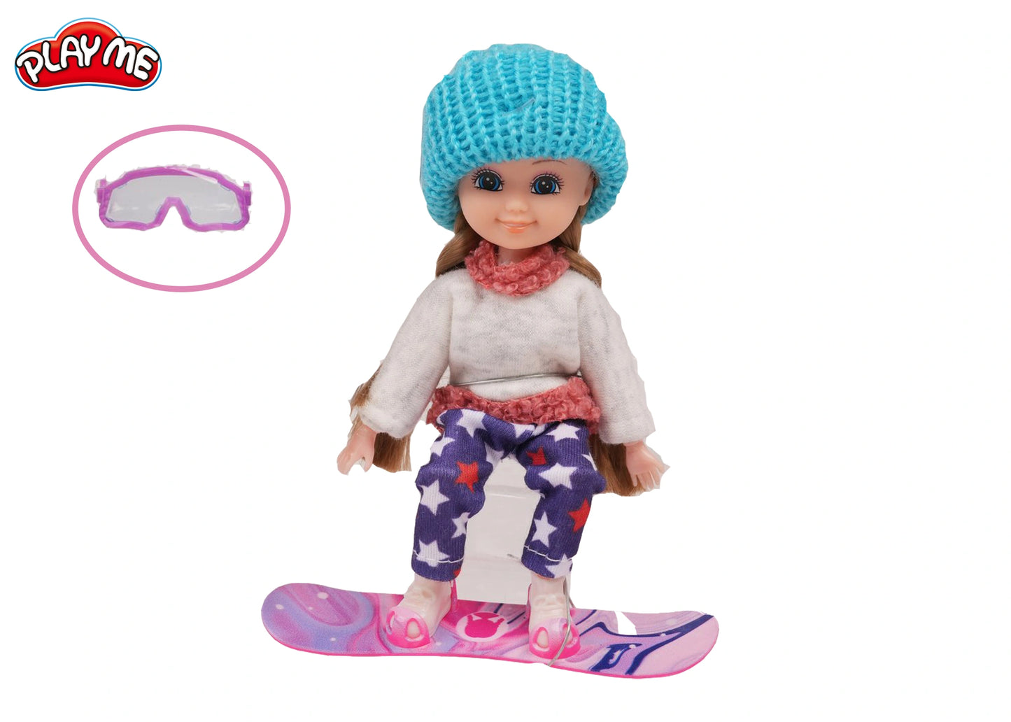 Diana Doll Winter Sport with Skiing & Accessories | Pretend Play Toy for Girls