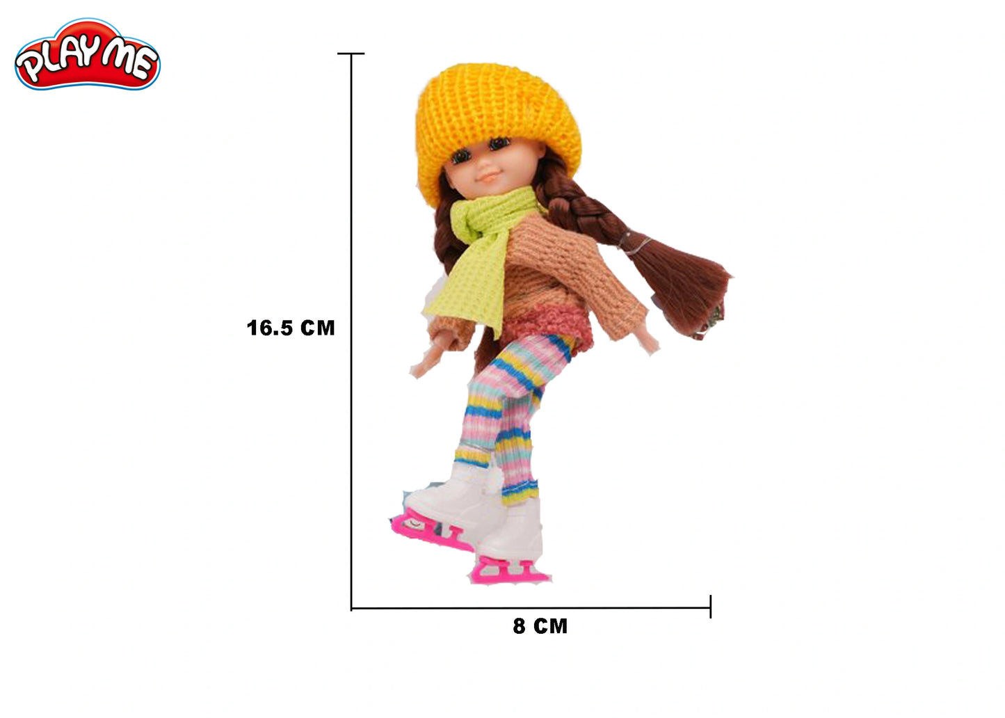 Diana Doll Winter Sport Skating & Accessories | Pretend Play Toy for Girls