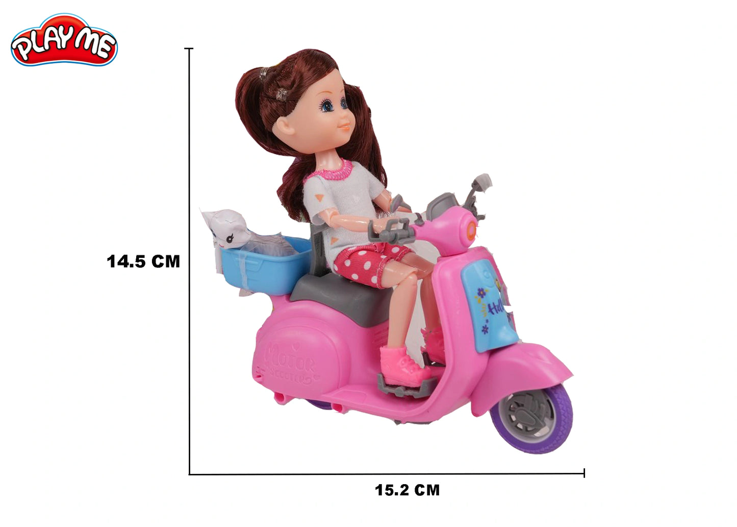 Diana Doll with Scooter, Child Doll, Pet & Accessories | Pretend Play Toy for Girls