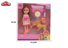 Diana Doll with Puppy & Accessories | Pretend Play Toy for Girls
