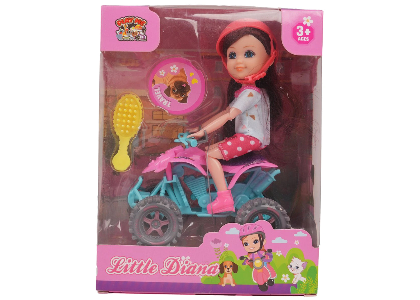 Diana Doll with ATV Ride & Accessories | Pretend Play Toy for Girls