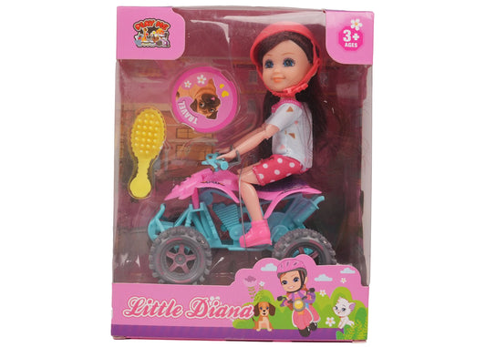Diana Doll with ATV Ride & Accessories | Pretend Play Toy for Girls