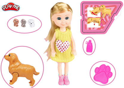 Diana Doll with Pet Family & Accessories | Pretend Play Toy for Girls