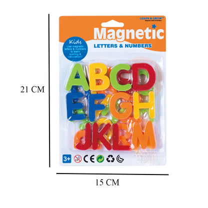 ABC Magnets – 26 Big Magnetic Alphabet Letters for Kids Learning & Spelling
