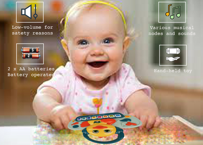 DJ-Duck Musical Toy with LED Lights & Animal Sounds – Early Development Crawling Toy - Image 5