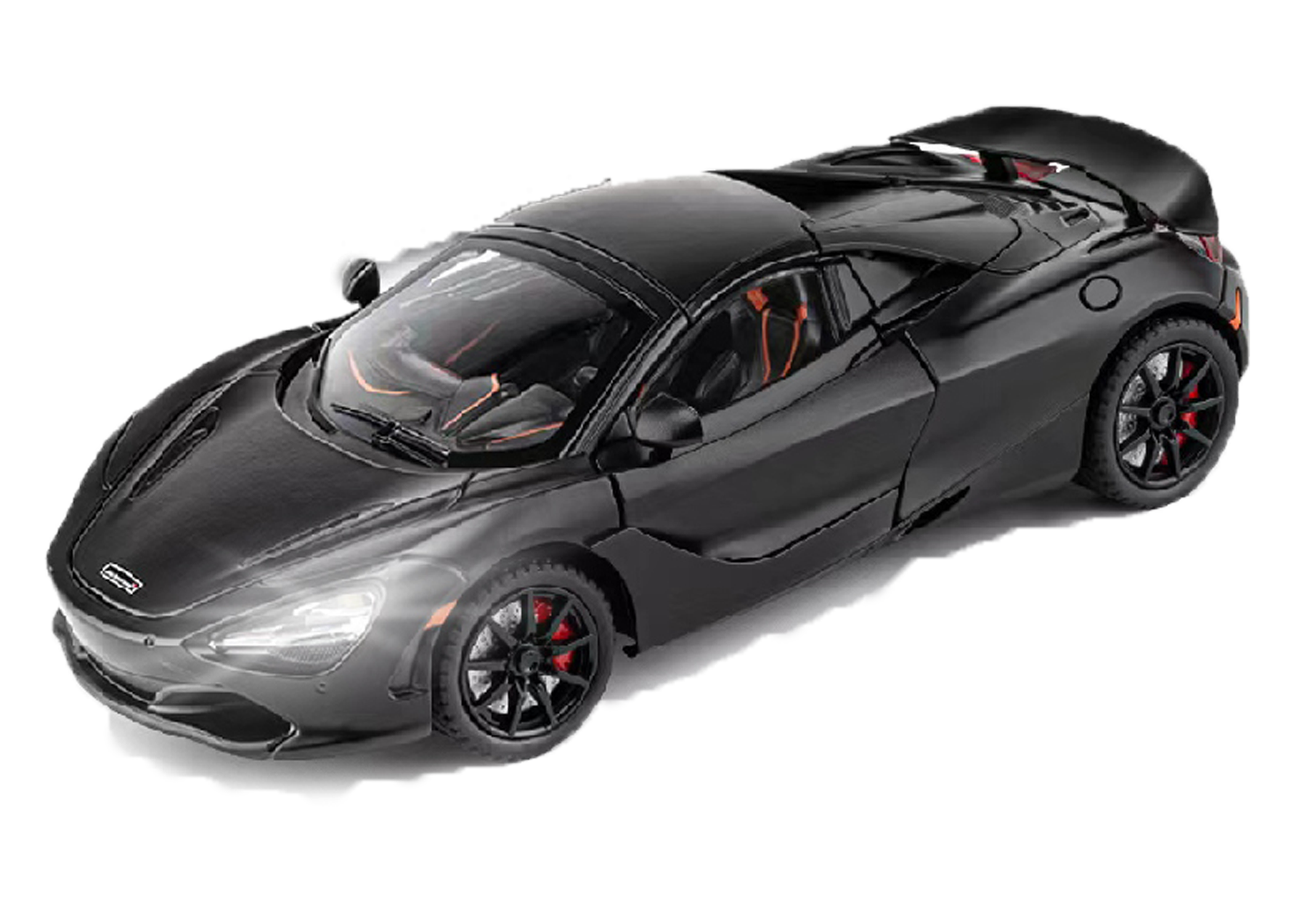 McLaren 720s Convertible Version 1:24 Scale Alloy Metal Pullback Toy car with Openable Doors Light Music