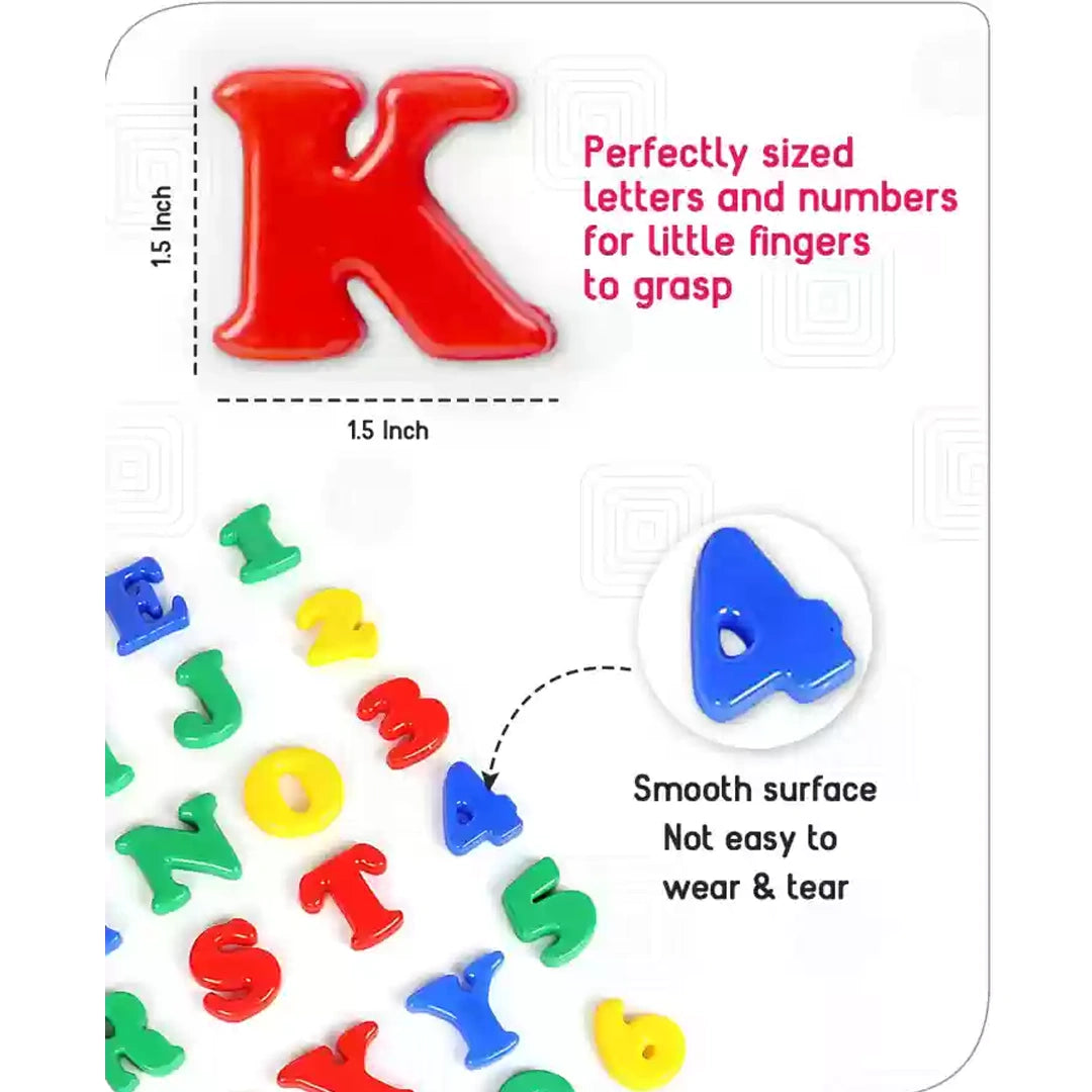 ABC Magnets – 26 Big Magnetic Alphabet Letters for Kids Learning & Spelling