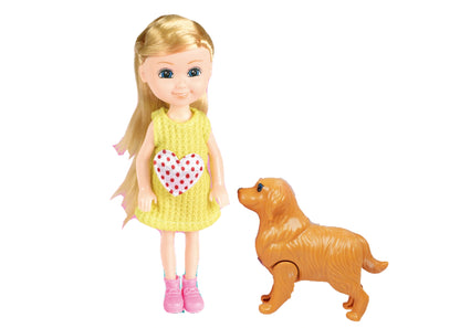 Diana Doll with Pet Family & Accessories | Pretend Play Toy for Girls