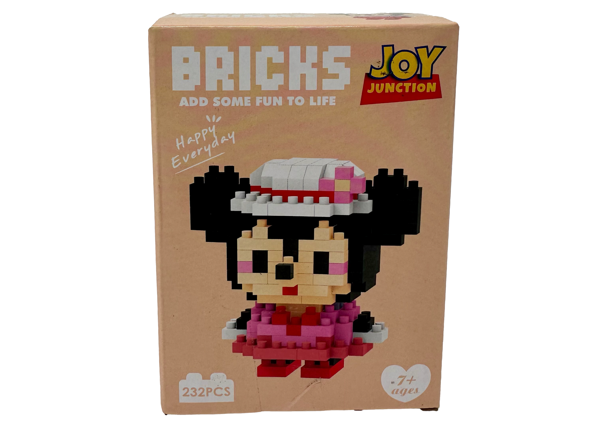Girl Theme Pink Mini DIY Building Blocks Set (232 Pcs) – Creative Construction Toy for Kids