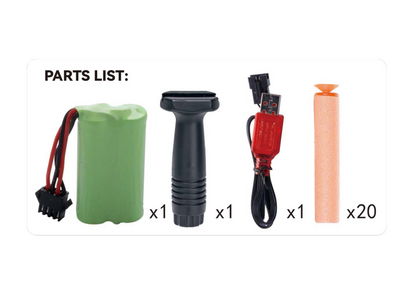 Electronic Shoot Soft Bullet Camouflage Gun Battery Operated Rechargable Best Gift for Children (Rifle)