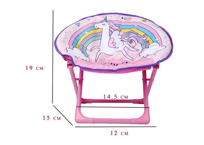 Foldable Unicorn Chair for Kids – Indoor & Outdoor Use