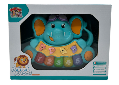 Elephant Musical Toy with LED Lights & Animal Sounds – Early Development Crawling Toy - Image 5