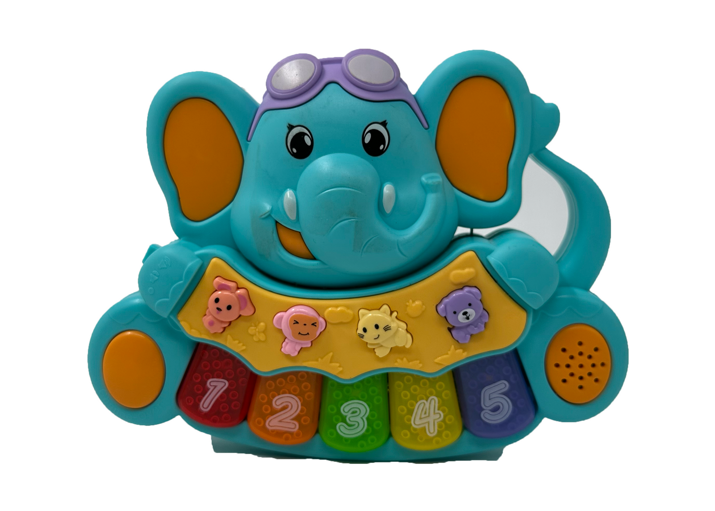 Elephant Musical Toy with LED Lights & Animal Sounds – Early Development Crawling Toy - Image 1