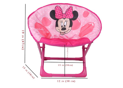 Pink Mickey Camping Moon Chair – Foldable & Cute for Kids