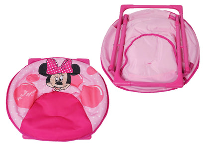 Pink Mickey Camping Moon Chair – Foldable & Cute for Kids