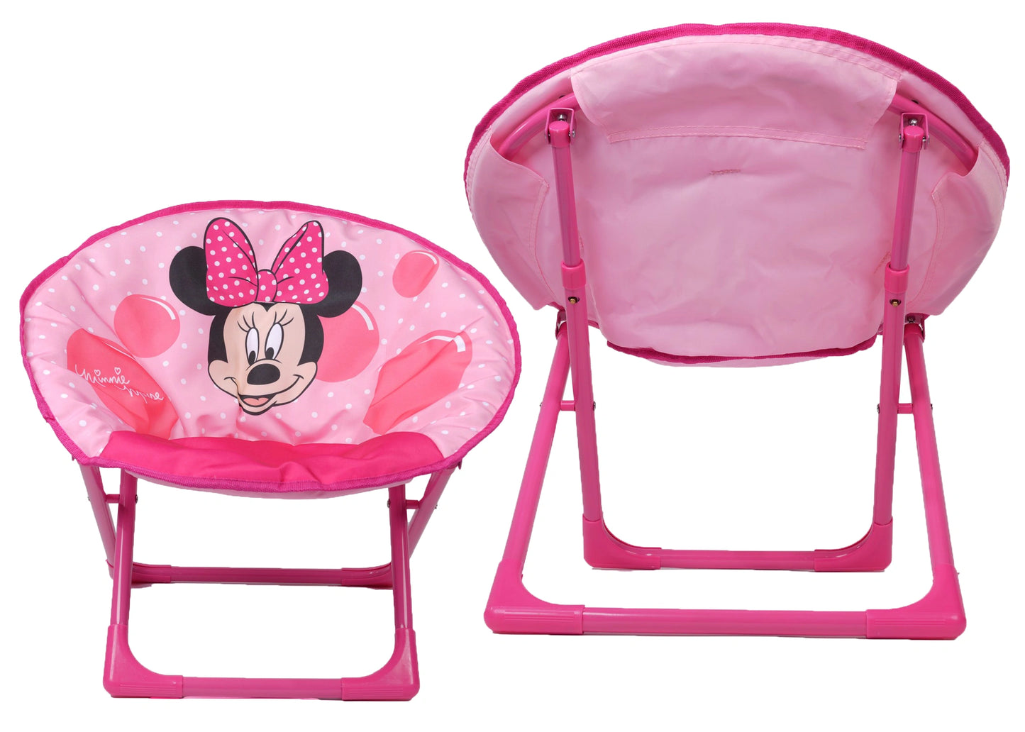Pink Mickey Camping Moon Chair – Foldable & Cute for Kids