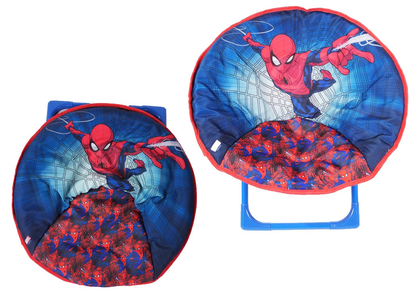 Spider Man Camping Moon Chair Foldable - Indoor & Outdoor Suitable for Boys & Girls