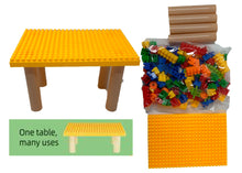 DIY Building Blocks Set for Kids with Table & Wheels – 280 Pcs Multicolor Puzzle Toy