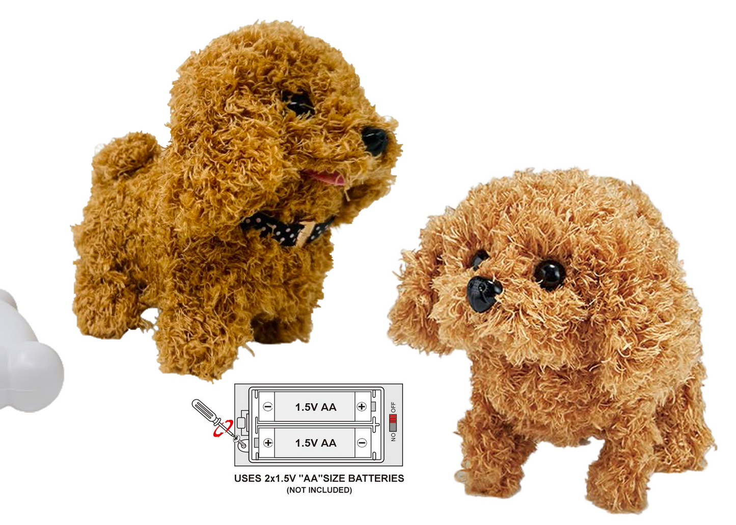 Walking and Barking Dog Soft Toy – The Perfect Playful Puppy (Poodle) - Image 3
