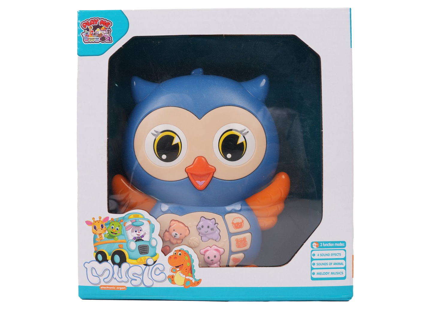 Owl Musical Toy with LED Lights & Animal Sounds – Early Development Crawling Toy - Image 6