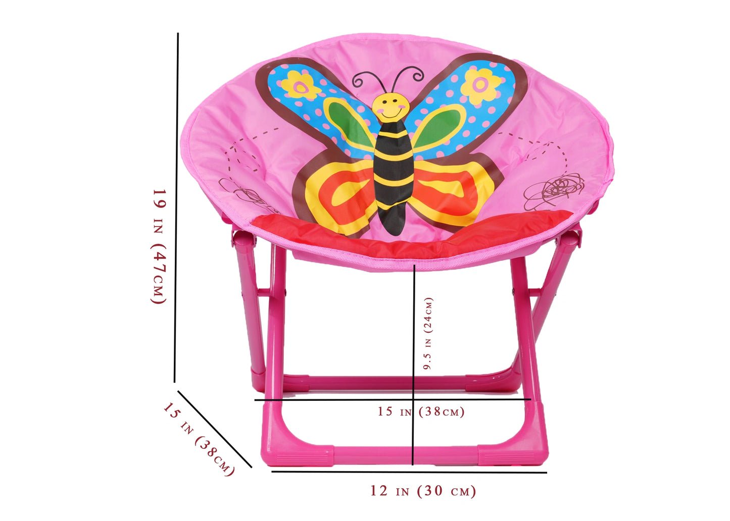 Foldable Butterfly Chair for Kids – Indoor & Outdoor Use