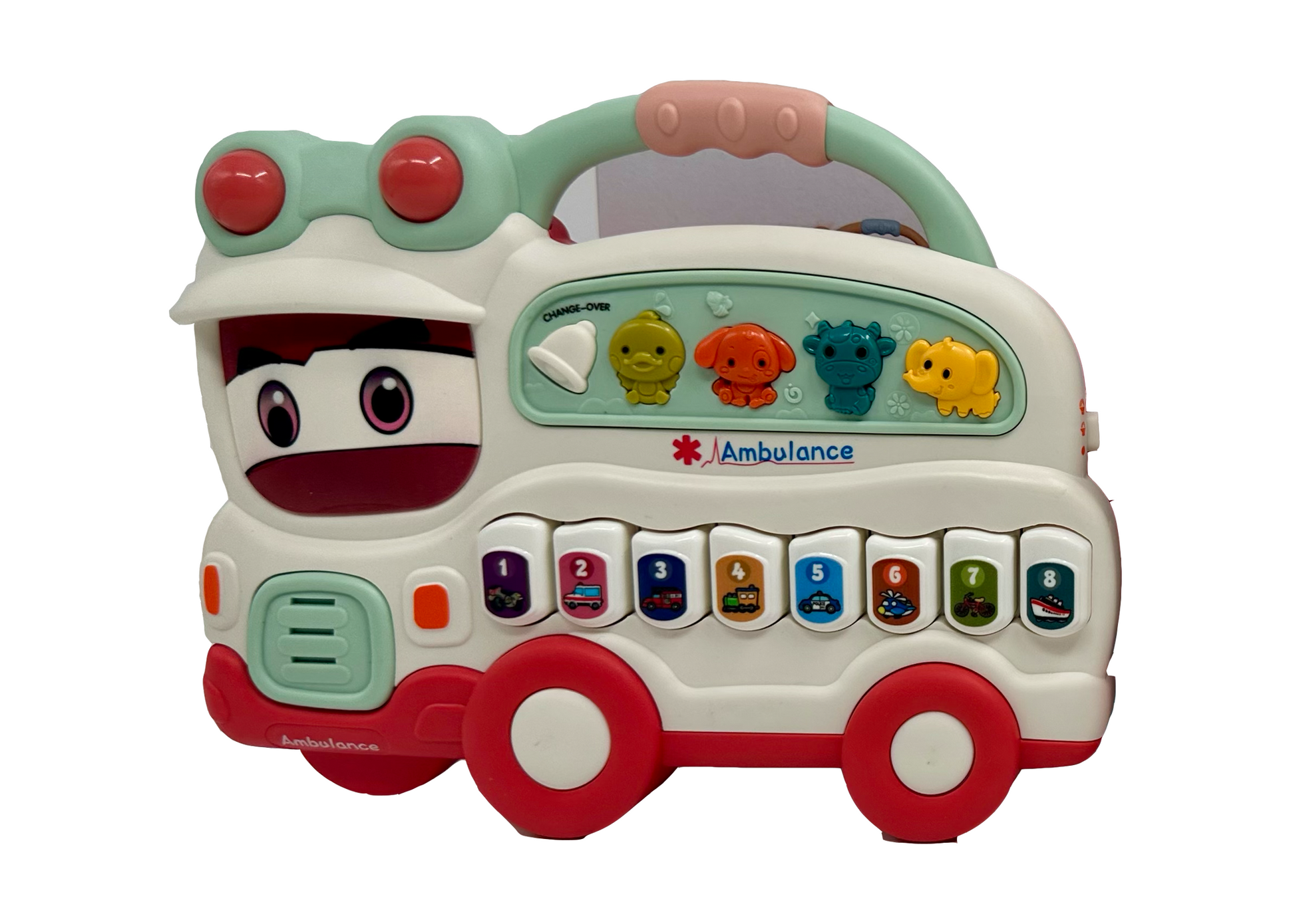 Ambulance Musical Toy – Crawling Learning Toy with LED Lights for Infants - Image 2