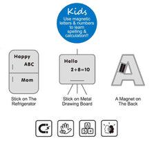 ABC Magnets – 26 Big Magnetic Alphabet Letters for Kids Learning & Spelling