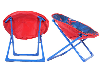 Spider Man Camping Moon Chair Foldable - Indoor & Outdoor Suitable for Boys & Girls