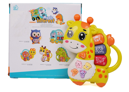 Giraffe Musical Toy with LED Lights & Animal Sounds – Early Development Crawling Toy - Image 6