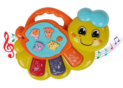 Caterpillar Musical Toy with LED Lights & Animal Sounds – Early Development Crawling Toy - Image 2