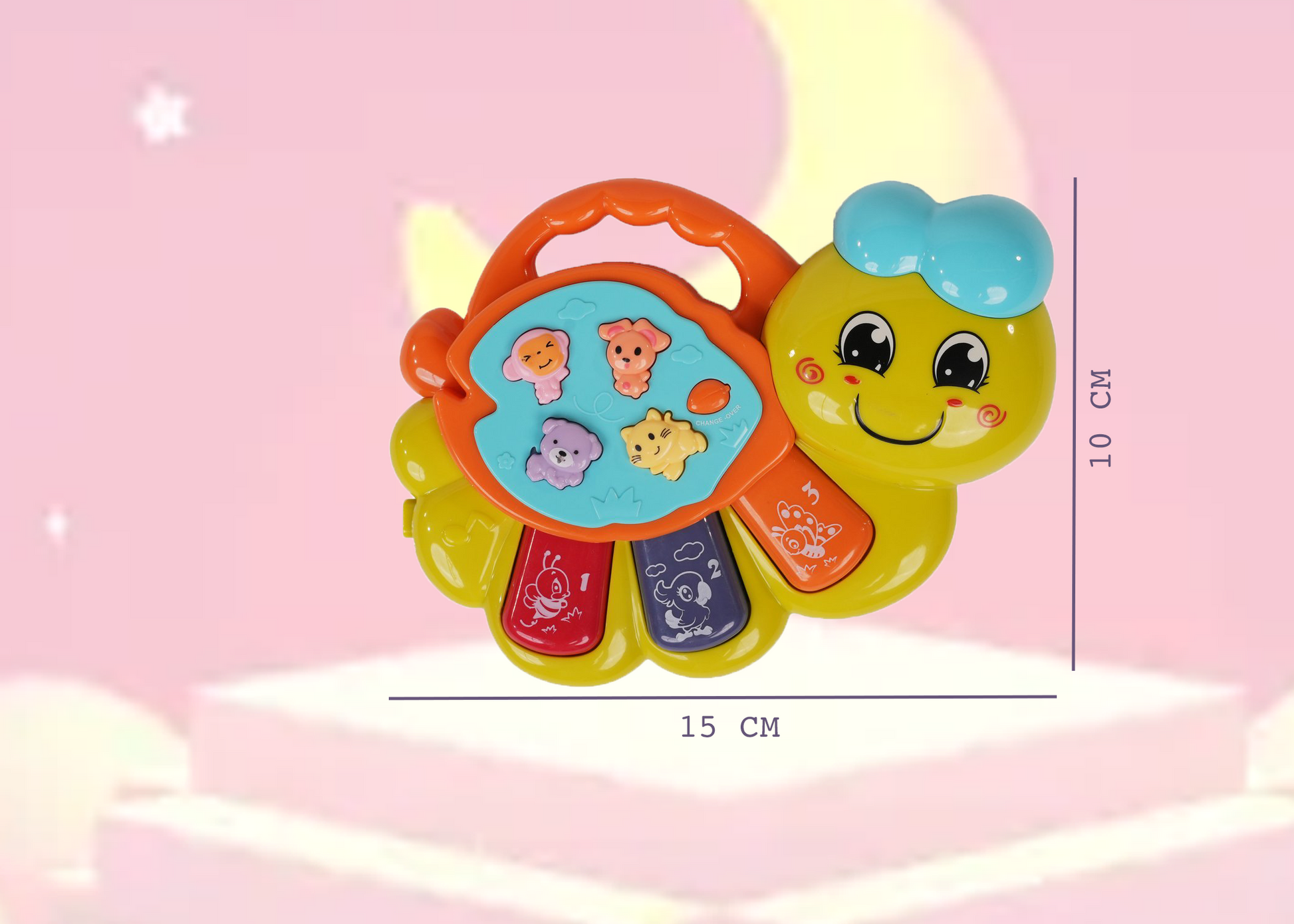 Caterpillar Musical Toy with LED Lights & Animal Sounds – Early Development Crawling Toy - Image 3