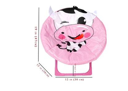 Foldable Cow Design Kids Chair – Indoor & Outdoor Use