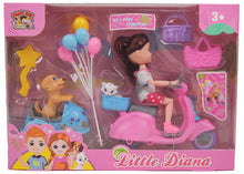 Diana Doll with Scooter, Child Doll, Pet & Accessories | Pretend Play Toy for Girls