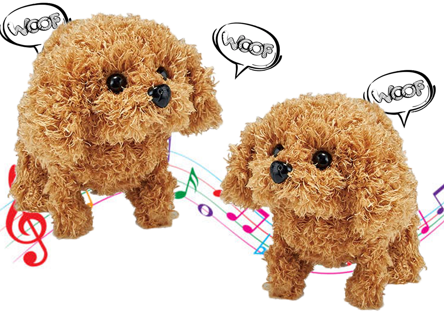 Walking and Barking Dog Soft Toy – The Perfect Playful Puppy (Poodle) - Image 4