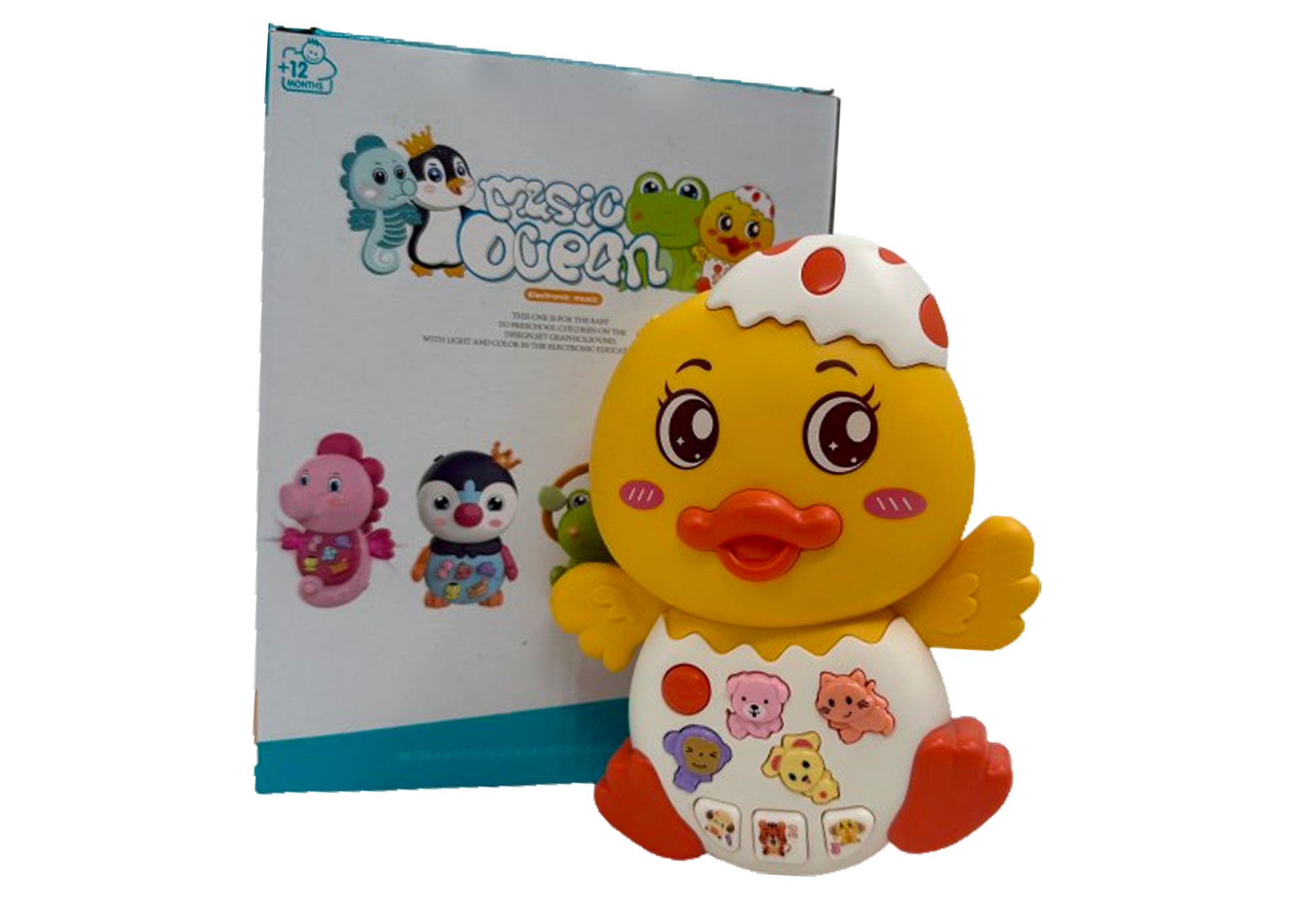 Duck Musical Toy with LED Lights & Animal Sounds – Early Development Crawling Toy - Image 4