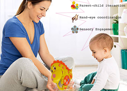 Dinosaur Musical Toy with LED Lights & Animal Sounds – Early Development Crawling Toy - Image 5