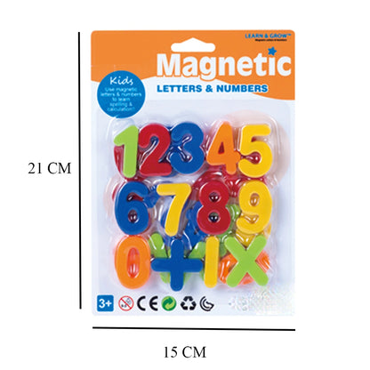 123 Magnetic Numbers & Math Signs – Colorful Magnets for Kids Learning & Calculations