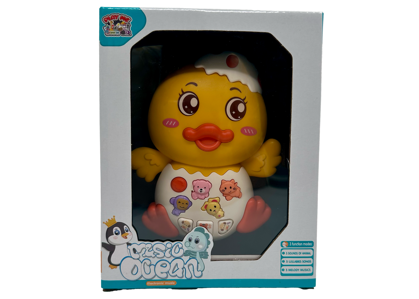 Duck Musical Toy with LED Lights & Animal Sounds – Early Development Crawling Toy - Image 6