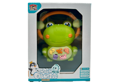 Frog Musical Toy with LED Lights & Animal Sounds – Early Development Crawling Toy - Image 4