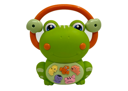 Frog Musical Toy with LED Lights & Animal Sounds – Early Development Crawling Toy - Image 1
