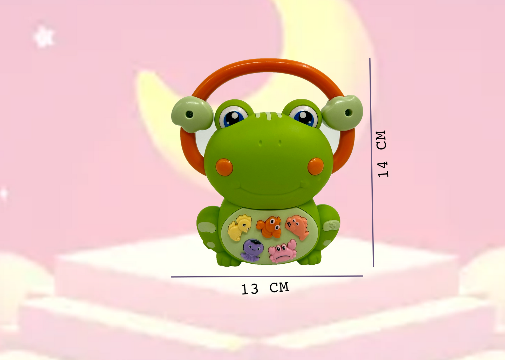 Frog Musical Toy with LED Lights & Animal Sounds – Early Development Crawling Toy - Image 5