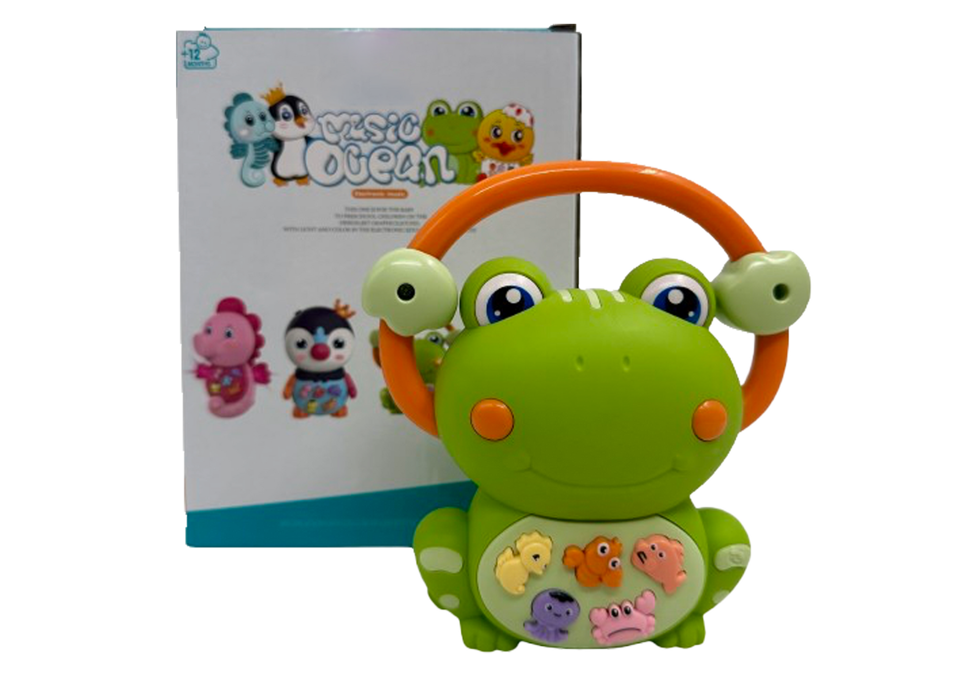 Frog Musical Toy with LED Lights & Animal Sounds – Early Development Crawling Toy - Image 6