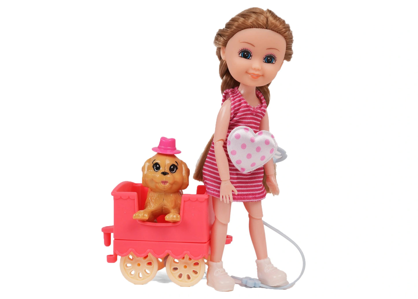 Diana Doll Day Outing with Puppy & Accessories | Pretend Play Toy for Girls