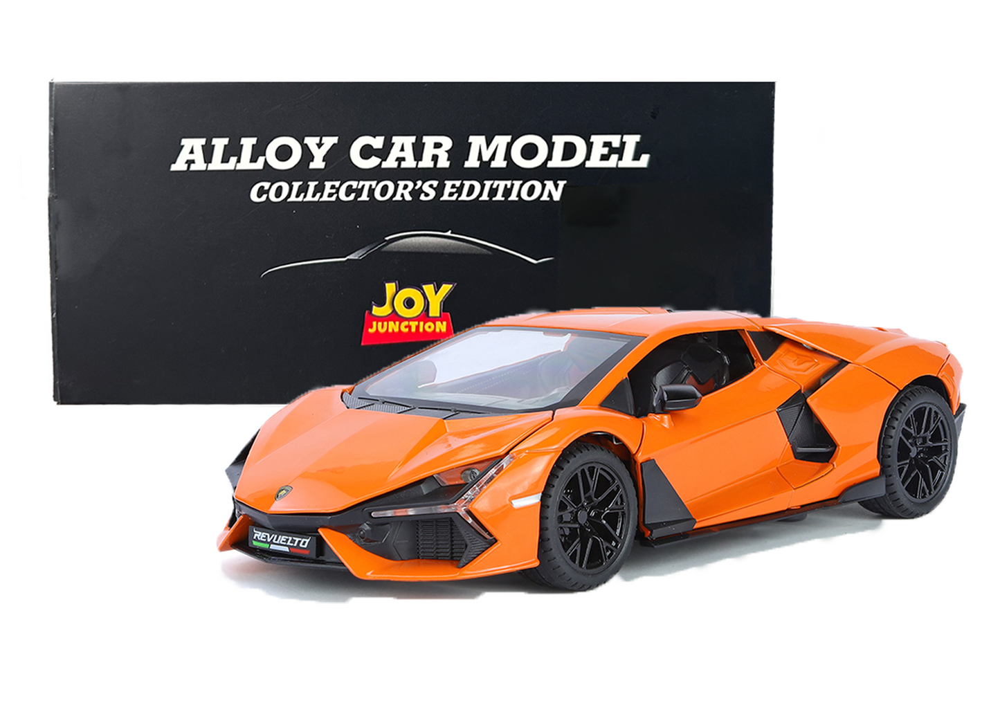 Lamborghini Daniel Street 1:24 Scale Alloy Metal Pullback Toy car with Openable Doors Light Music