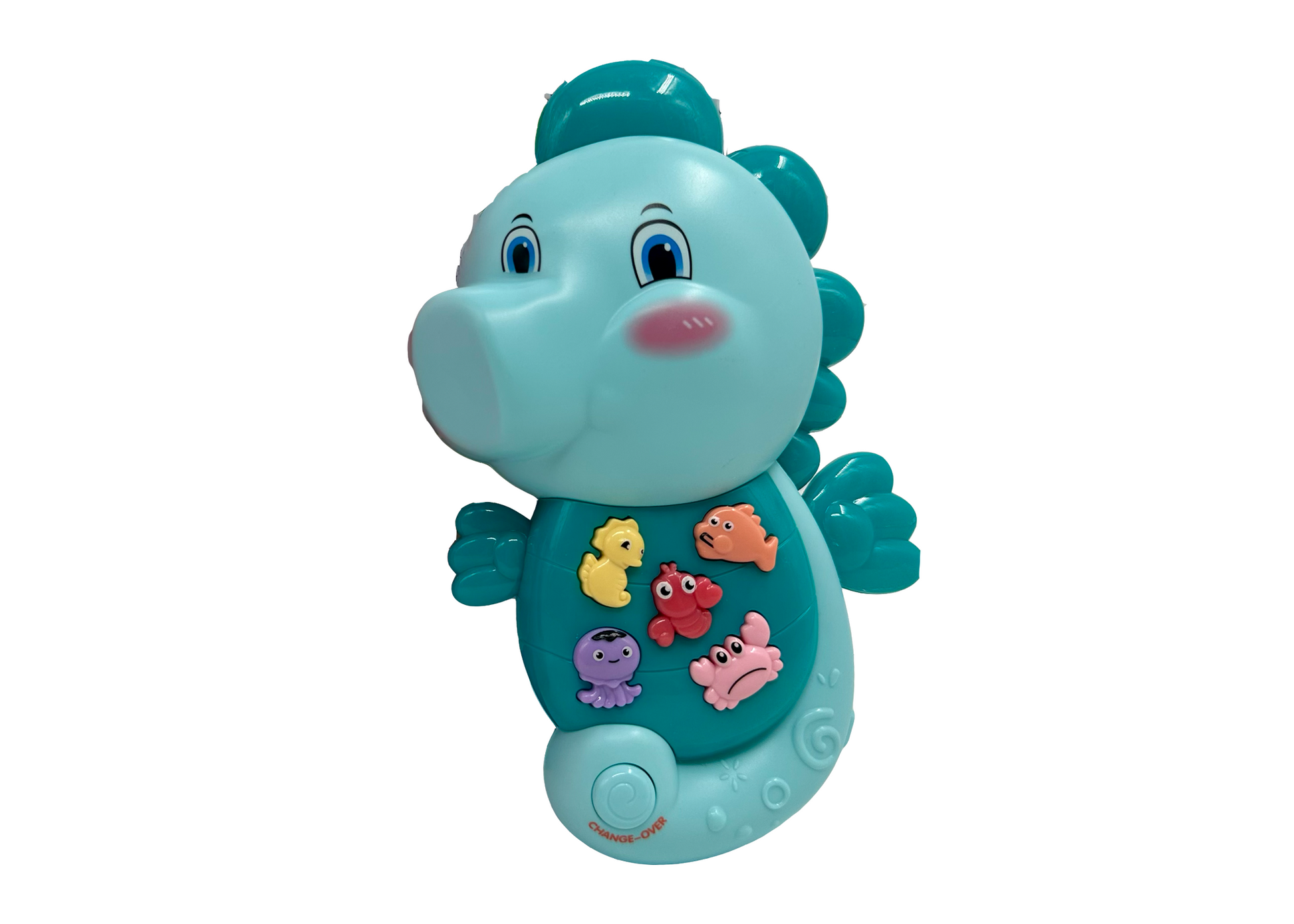 Sea Horse Musical Toy with LED Lights & Animal Sounds – Early Development Crawling Toy - Image 1