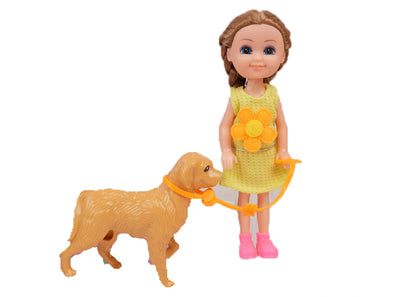 Diana Doll with Pet Dog & Accessories | Pretend Play Toy for Girls